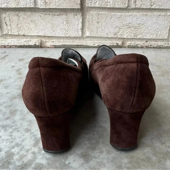 Stephane Kelian Brown Suede Wedges Size 7.5 - Picture 3 of 11